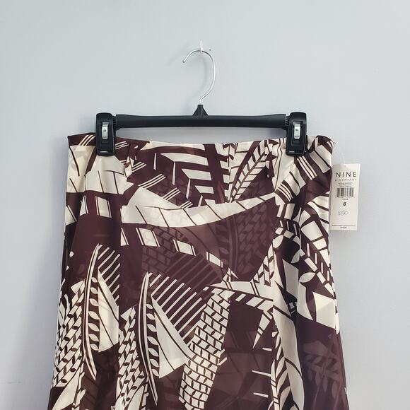 Nine & Company Tonga Graphic Circle Skirt 8 - Picture 2 of 6
